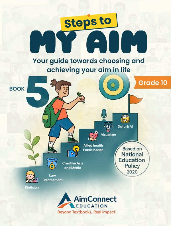 Steps to My Aim Grade 10 cover